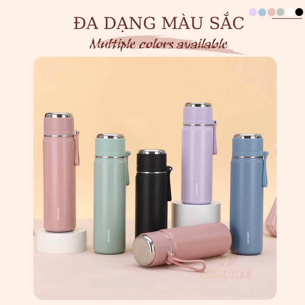 Bình giữ nhiệt SUS316 TopGifts BQ316P dung tích 500ml-600ml khắc tên theo yêu cầu | BigBuy360 - bigbuy360.vn
