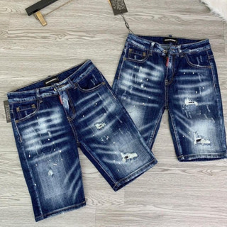 quần short jean nam ngắn ngố đẹp,chất bò khóa kéo lệch thêu logo nhiều mẫu giá tốt