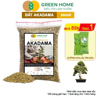 Đất Akadama Greenhome, Bao 500GR, Giá Thể Bonsai, Kiểng Lá, Sen Đá, Phân Nền Thủy Sinh, Dưỡng Chất
