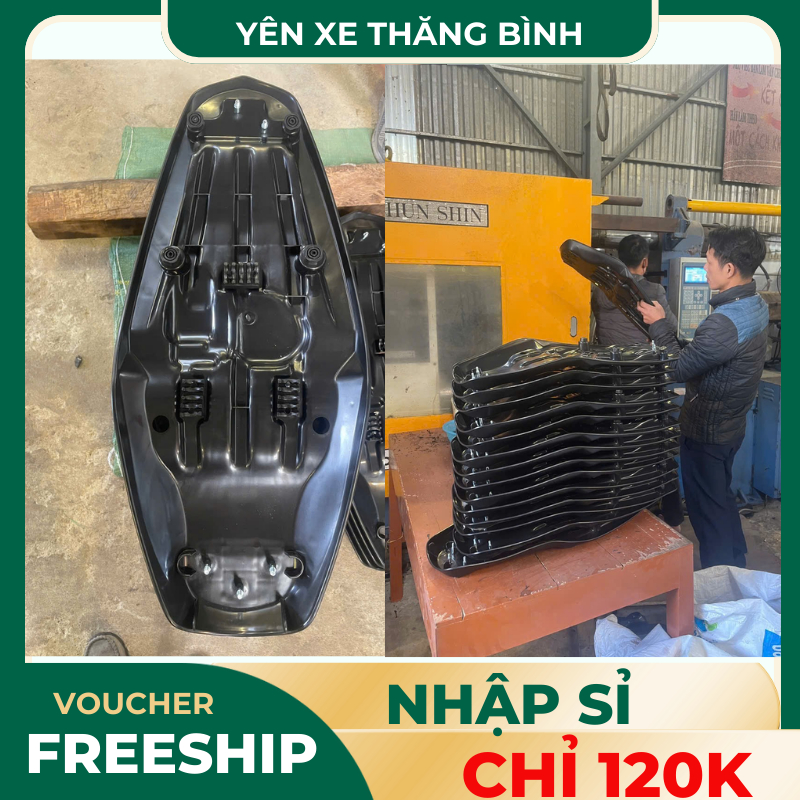 Đế nhựa yên xe Exciter 135 đời 2011-2014, xương yên Exciter 135 hàng loại 1 (giá xưởng tận gốc) Phụ 