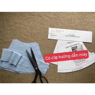 RN165_Rập giấy may quần váy đôi mẹ và bé