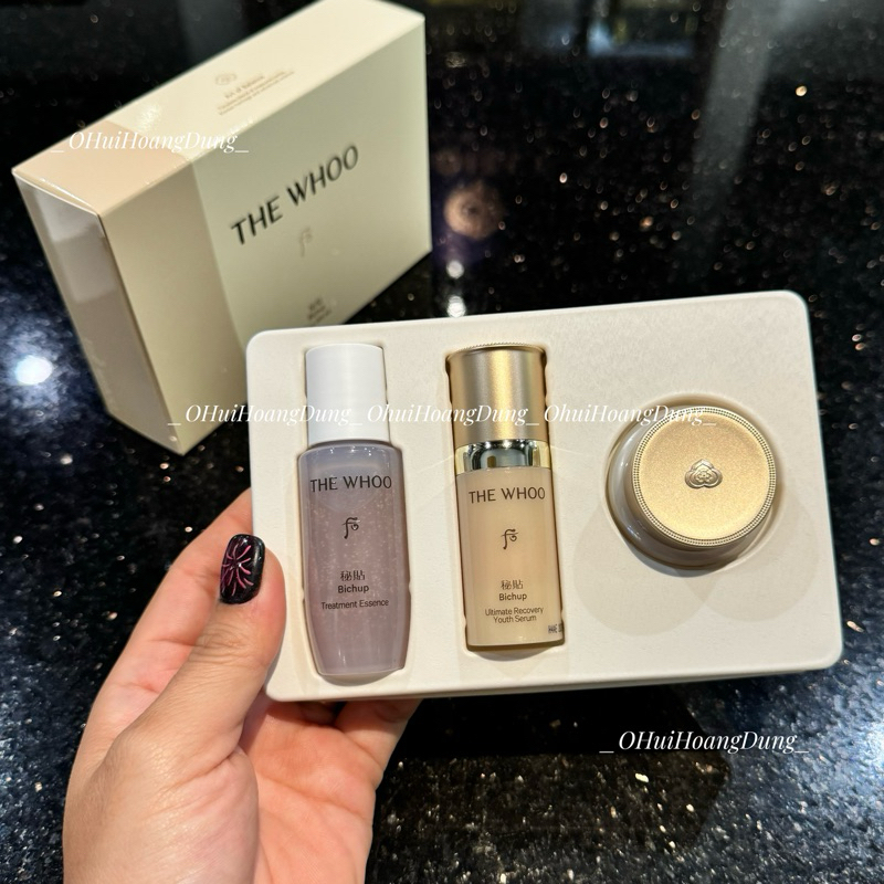 Set Tái sinh da Whoo Bichup 3 món mini -Bichup First Care +Bichup Self-Generating Anti-Aging Essence