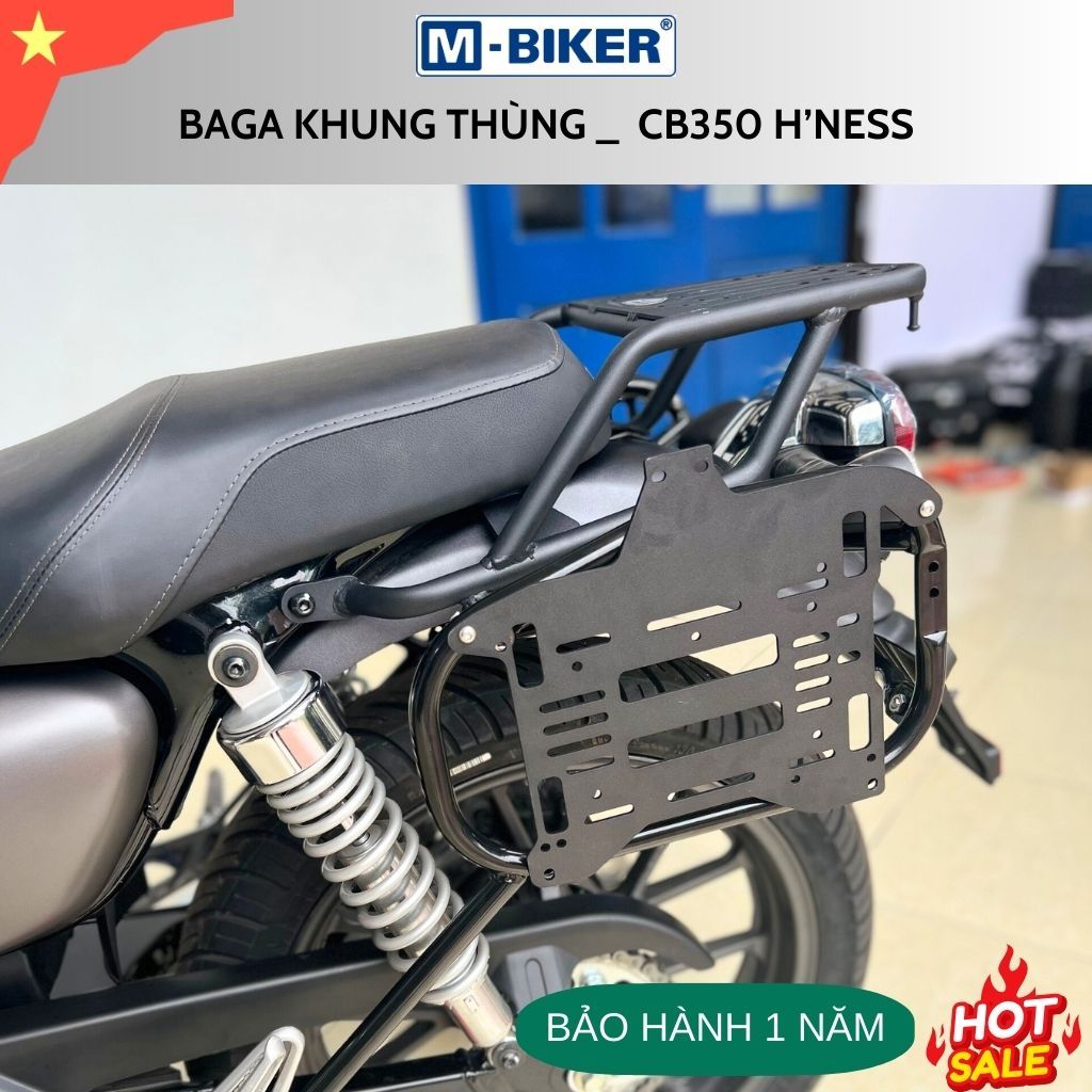Baga Khung Thùng Honda CB350, Baga Khung Hông Gắn Thùng Honda CB350, Khung Thùng Honda CB350.