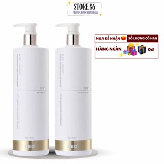 Cặp Dầu Gội Xả LEO PROSEE L001 - L02 Size 780ml X 2 New 2024 Phục Hồi Tóc Hư Tổn Siêu Mềm Mượt Tóc