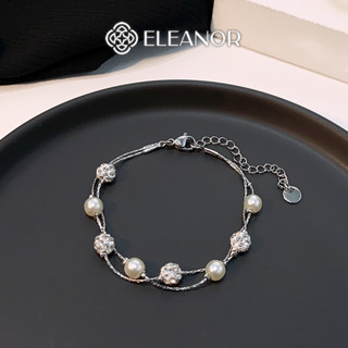 Vòng tay nữ layer Eleanor Accessories đính charm bi basic phụ kiện trang sức lắc tay 9211