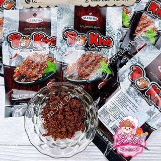 (Combo 10 gói) Snack hình bò khô, ăn vặt cay aluowa