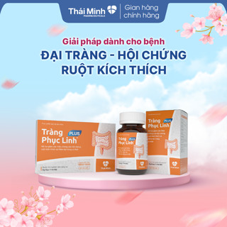 Tràng Phục Linh PLUS Thái Minh - Hỗ trợ hội chứng ruột kích thích, viêm đại tràng cấp và mãn tính - Hộp 20v & Lọ 80 viên
