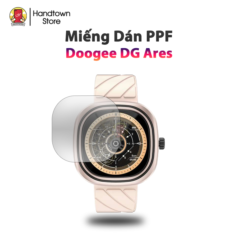Combo 2 Miếng Dán Đồng Hồ Thông Minh Doogee DG Ares Cường Lực Dẻo 4 Lớp Handtown H