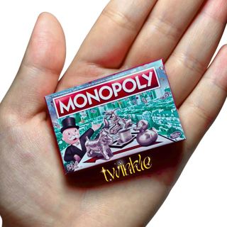  Twinkle Mô Hình Đồ Chơi Mini Cờ Tỷ Phú Trang Trí Nhà Búp Bê Bằng Giấy 1:12 