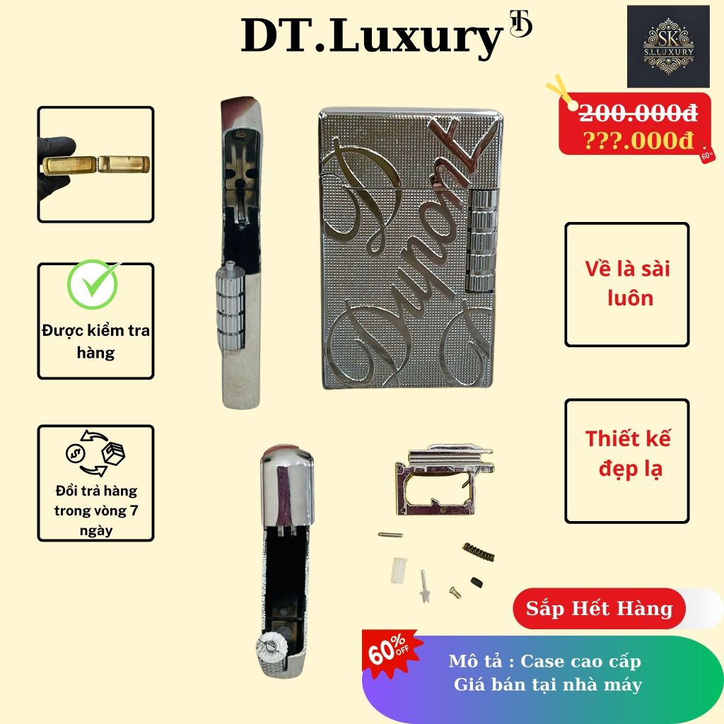 Case Dupont chữ bạc thiết kế đẹp lạ bắt mắt giá rẻ