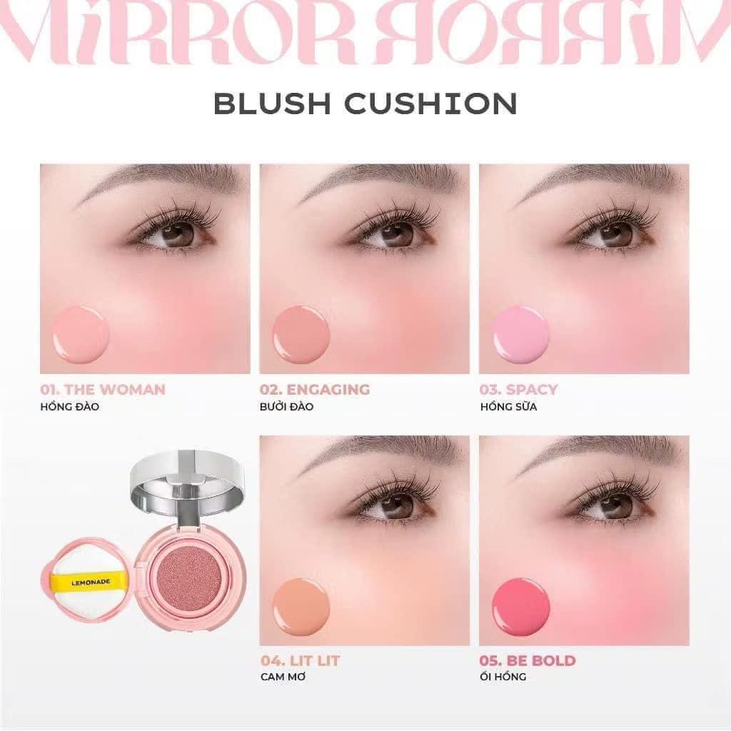 Má hồng Lemonade Mirror Mirror Blush Cushion