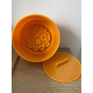 Khuôn Ấn Xôi Tròn 14Cm Hình Hoa Sen Hoa Hình Chữ