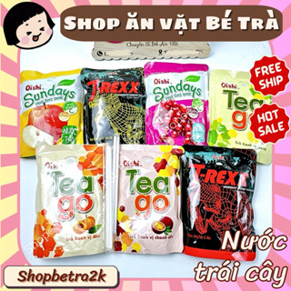 Nước trái cây Oishi các vị (túi 180gr kèm ống hút)