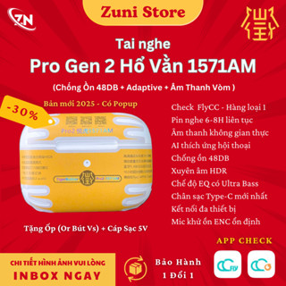 [ Pro 2 1571AM ] Tai Nghe Bluetooth Hổ Vằn 1571AM Chống Ồn ANC 48DB - Xuyên Âm - Cảm Biến Hồng Ngoại