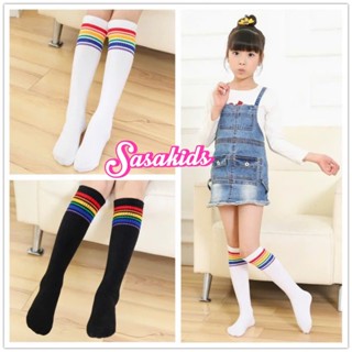  Tất Bắp Chân Tất Dài Màu Cầu Vồng Cho Bé Vớ Dài Màu Sắc Cho Bé Gái VG23 
