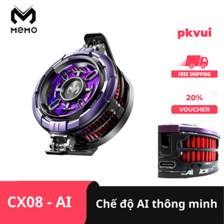 Quạt tản nhiệt sò lạnh Memo CX08 AI 9V 22.5W tản nhiệt to lạnh thông minh cân bằng nhiệt độ điện thoại chơi game FPS