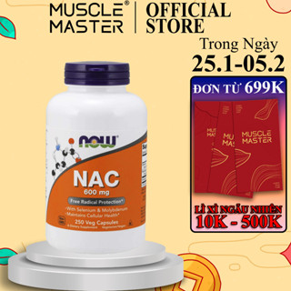 Thực Phẩm Giải Độc Gan NOW NAC 600mg 100 Viên