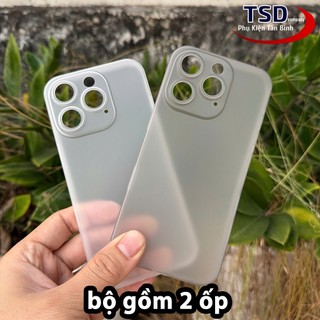 Combo 2 Ốp Lưng Trong Nhám Unibody iPhone 16 Pro Max Siêu Mỏng