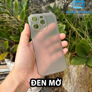 Combo 2 Ốp Lưng Trong Nhám Unibody iPhone 16 Pro Max Siêu Mỏng