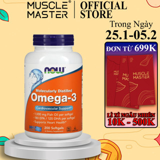 Thực Phẩm Bổ Sung Dầu Cá Now Omega 3 200 Viên