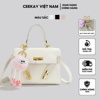   SẴN HÀNG Túi Xách Ceekay Chính Hãng Chất Liệu Da Pu Mềm Bóng Siêu Mềm Dễ Vệ Sinh 