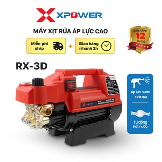 Máy Xịt Rửa Xe  XPOWER RX-3D Áp Lực Cao, Có Chỉnh Áp,tặng kèm bình bọt tuyết, vệ sinh máy lạnh