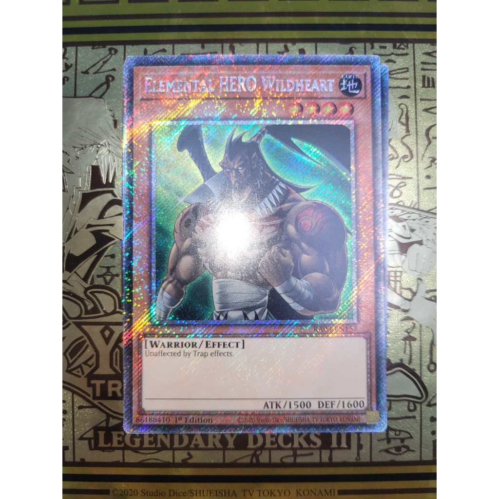 Thẻ bài Yugioh - TCG - Elemental HERO Wildheart - RA03-EN157 - Quarter Century Bonanza 1st Edition (