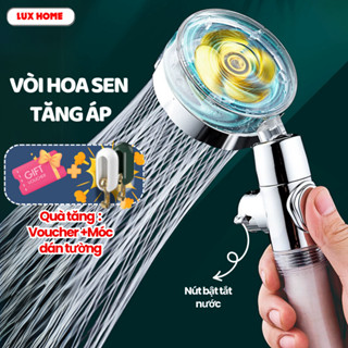 Đầu vòi hoa sen tăng áp thiết kế trong suốt nhựa ABS, Vòi hoa sen cầm tay cho phòng tắm gia đình
