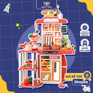 Đồ Chơi Nhà Bếp Hulo Toys CỠ LỚN 90cm Cho Bé - Mô Phỏng Nấu Ăn Chân Thật, Hơi Nước Thật