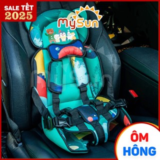 Ghế ngồi Ô tô trẻ em cho bé 1,2,3,4,5 tuổi có Đai an toàn oto xe hơi cho em bé và Gối đỡ cổ - MYSUN