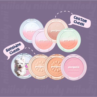 Má hồng Peripera Pure Blushed Sunshine Cheek, Peripera Pure Blushed Custom Cheek