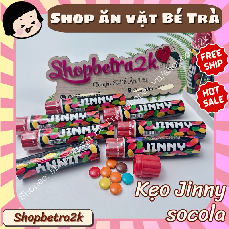 [Combo 10 hộp]Kẹo socola jinny tuổi thơ ~18gr
