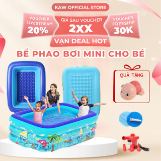  Hồ Bơi Phao Bể Bơi Phao Mini KAW 3 Tầng Thành Cao Chống Trượt Đủ Size - Hàng Chính Hãng 