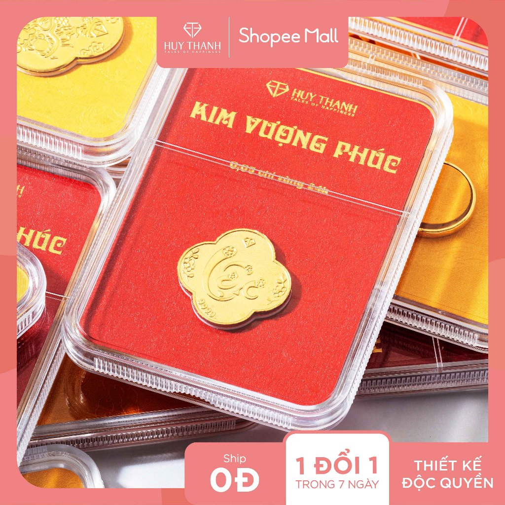  Quà Tặng Long Phúc Lộc LNLOC Vàng 24k Huy Thanh Jewelry  Kèm Túi Gấm  