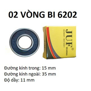 10 vòng bi 6202 JUF chất lượng cao