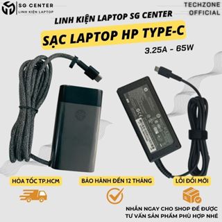 Sạc laptop HP Type-C 65W 3.25A/3.5A Chữ Nhật Mới 100% - BẢO HÀNH 12 THÁNH LỖI 1 ĐỔI 1