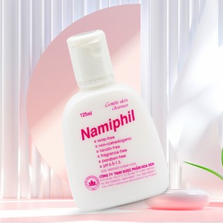 Sữa rửa mặt Namiphil 125ml thích hợp các loại da nhờn da khô da nhạy cảm Namex Pharma