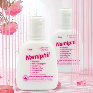 Sữa rửa mặt Namiphil 125ml thích hợp các loại da nhờn da khô da nhạy cảm Namex Pharma