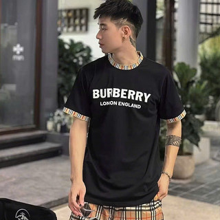 Áo thun lv nam cổ tròn áo phông nam phối kiểu dáng hàn quốc