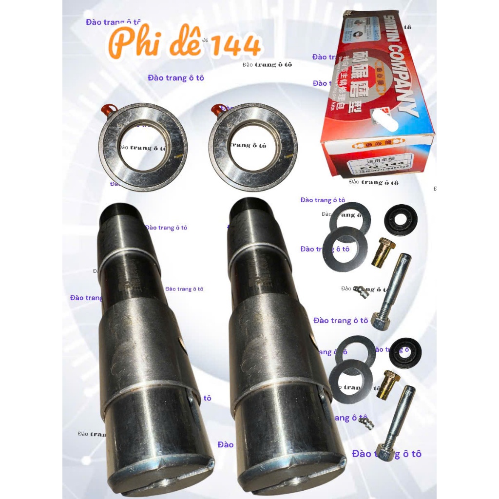 Bạc ắc phi dê EQ144 phi 42 bạc 46 dài ắc 228 bạc dài 55 lắp cho xe ô tô các loại tải nặng