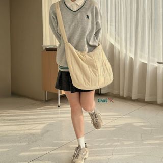  T598 Luna Bag - Túi tote túi puffer unisex vải phao unisex đựng vừa A4 laptop 15.6 - 16 inch đi học đi chơi - hot trend 