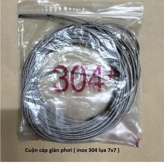 Dây cáp giàn phơi thông minh Loại Tốt ( Inox 304)