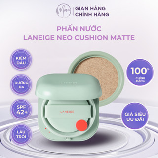   Chính Hãng  Phấn Nước Cushion Laneige Neo Matte SPF 42 PA+++ Bản Xanh  - Kiềm Dầu - Lâu trôi 