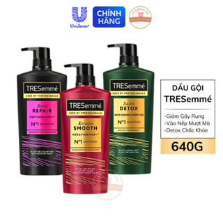 Dầu Gội TRESemme Chuyên Nghiệp Chuẩn Salon Cho Tóc Khô Xơ Rối Vào Nếp Suôn Mượt - Chai 640G