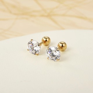 [TD0001] Khuyên tai nụ đá chốt vặn (1 chiếc).