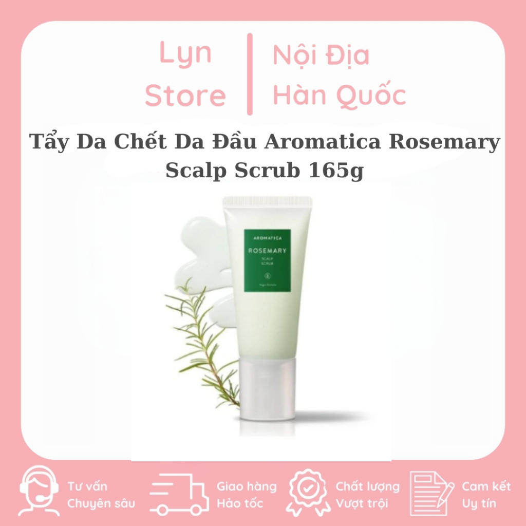 Tẩy Da Chết Da Đầu Aromatica Rosemary Scalp Scrub 165g