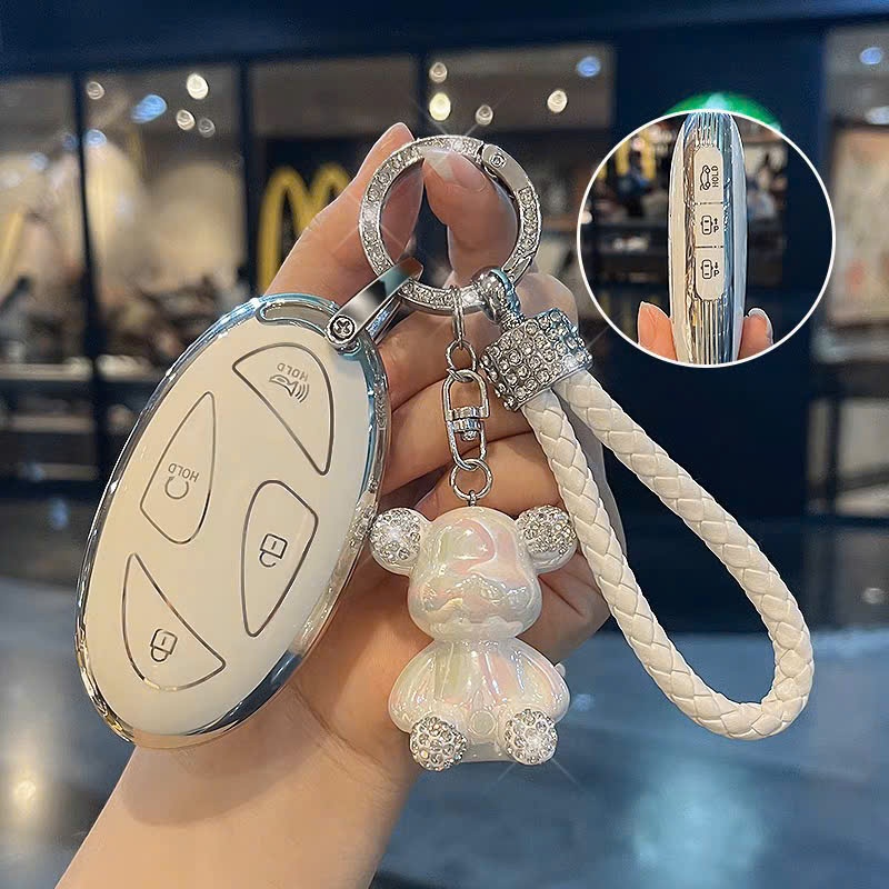 Ốp Khoá Xe Hyundai Tucson 2025, Santafe 2025 Chất Liệu TPU Cao Cấp