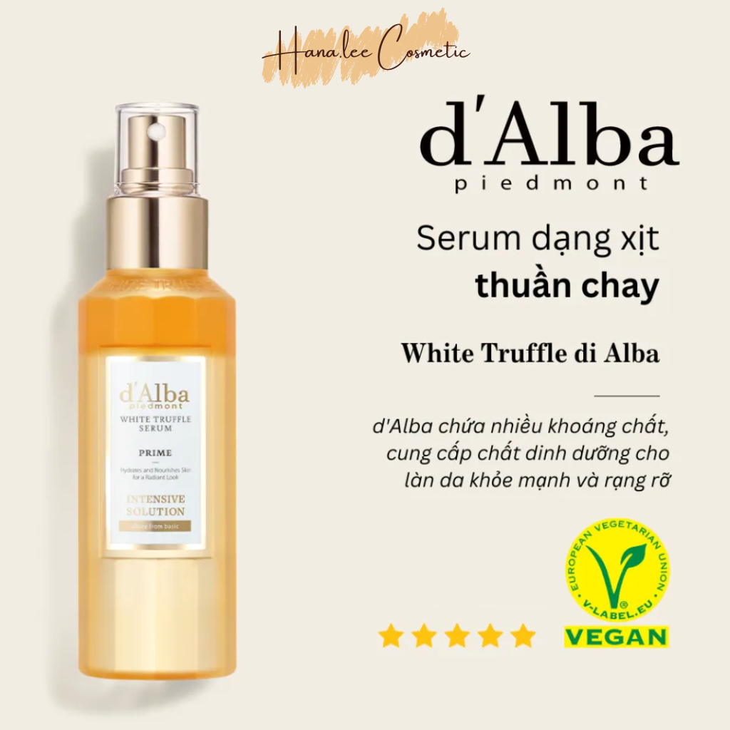 Serum dạng xịt thuần chay D'Alba White Truffle Prime Intensive Season 4