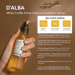 Serum dạng xịt thuần chay D'Alba White Truffle Prime Intensive Season 4