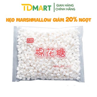 Kẹo Marhmallow giảm 20% ngọt 500gr, Kẹo bấc trắng nguyên liệu làm kẹo Nougat TDMART